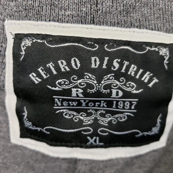 Retro Distrikt Men's Sz XL Grey Aztec Print Drawcord Casual Board Shorts - Picture 10 of 13